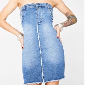 NWT Jaded London jean waistband mini dress